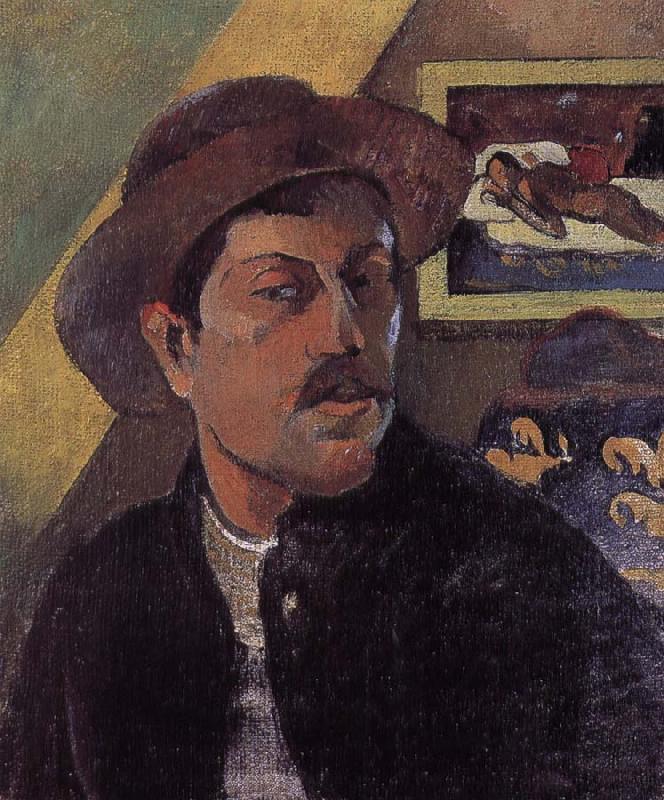 Paul Gauguin Hat self-portraits oil painting image